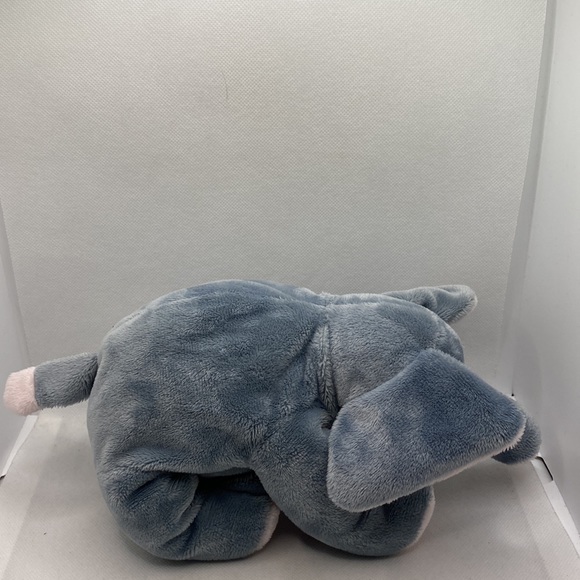 Ty Pluffies Winks The Elephant Tylux 9” Baby Plush Stuffed Animal Gray Pink - Picture 10 of 12